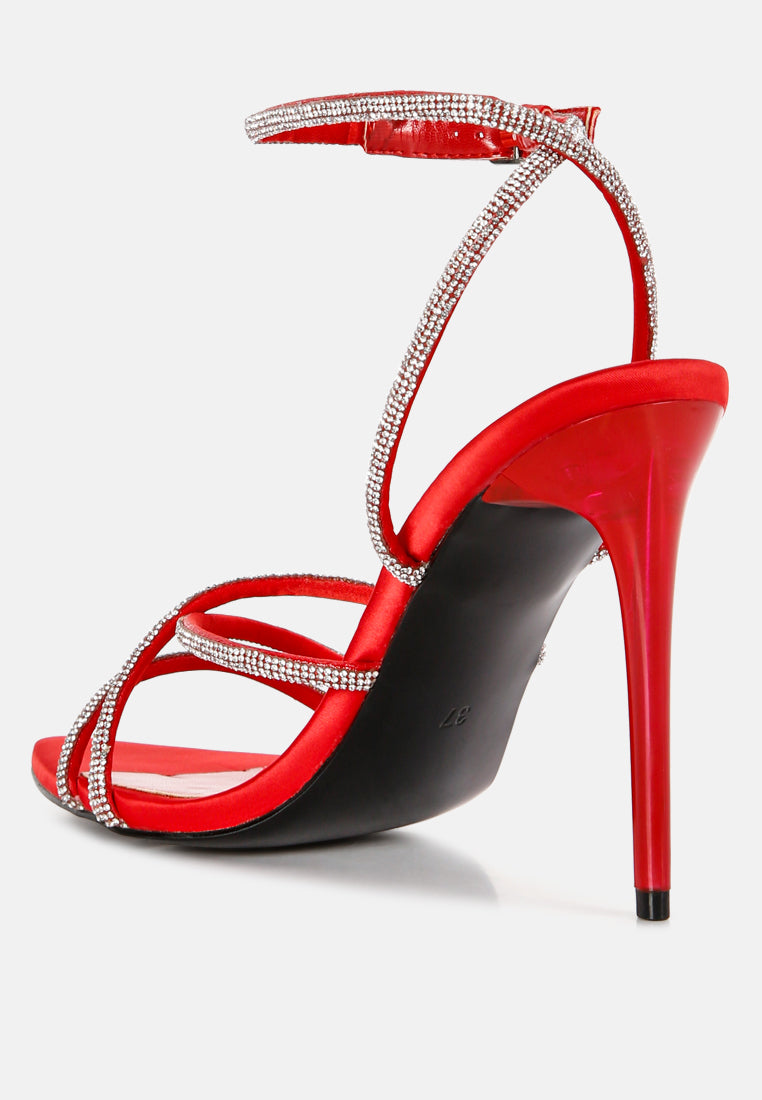 dare me rhinestone embellished stiletto sandals#color_red