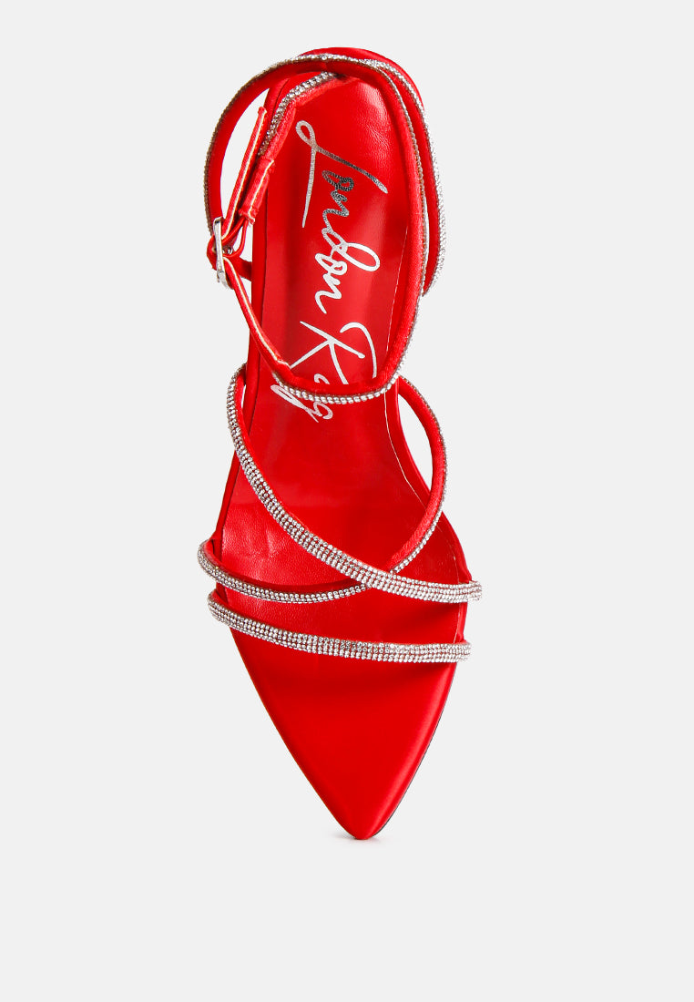 dare me rhinestone embellished stiletto sandals#color_red