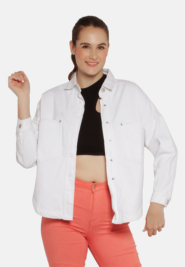 denim jacket#color_off-white