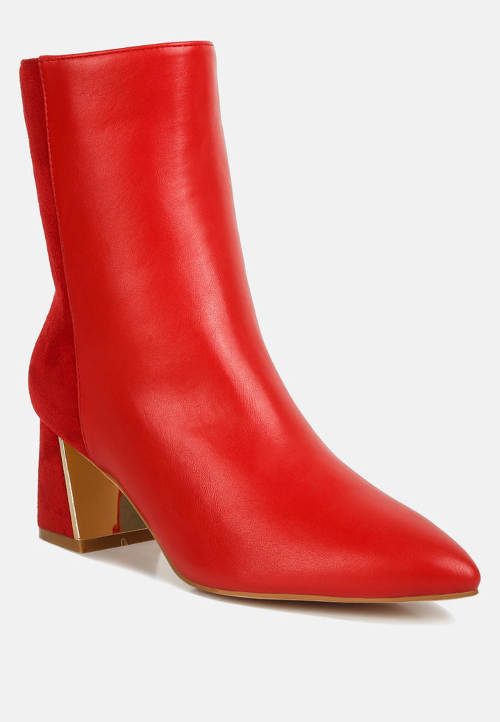 suede back panel high ankle boots by mode#color_red