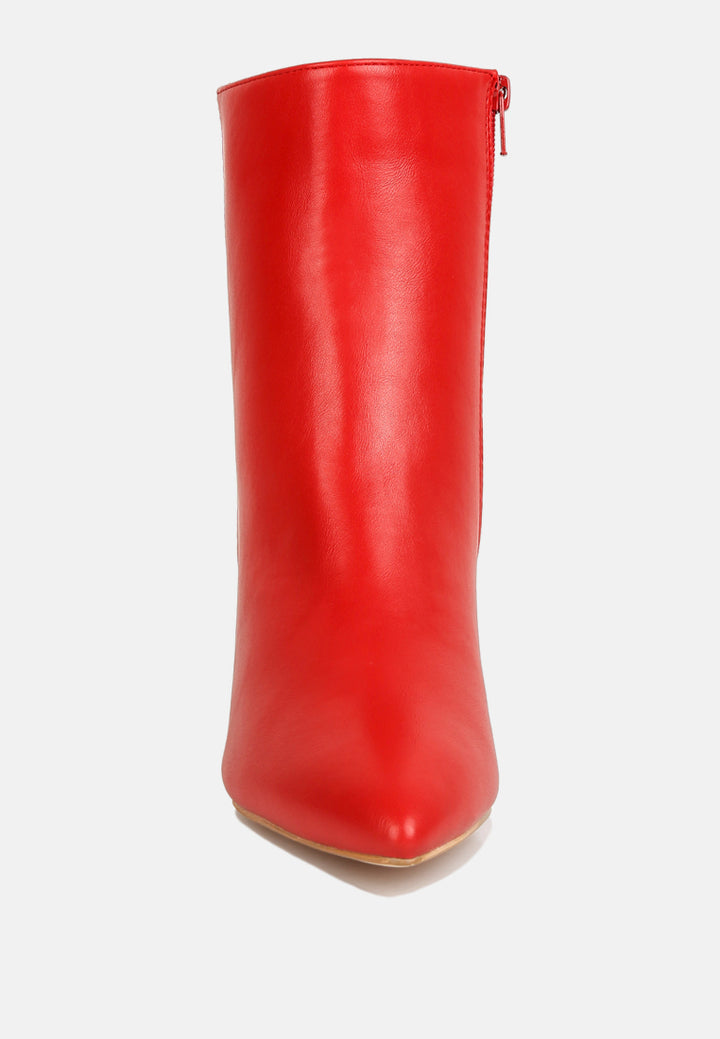 suede back panel high ankle boots by mode#color_red
