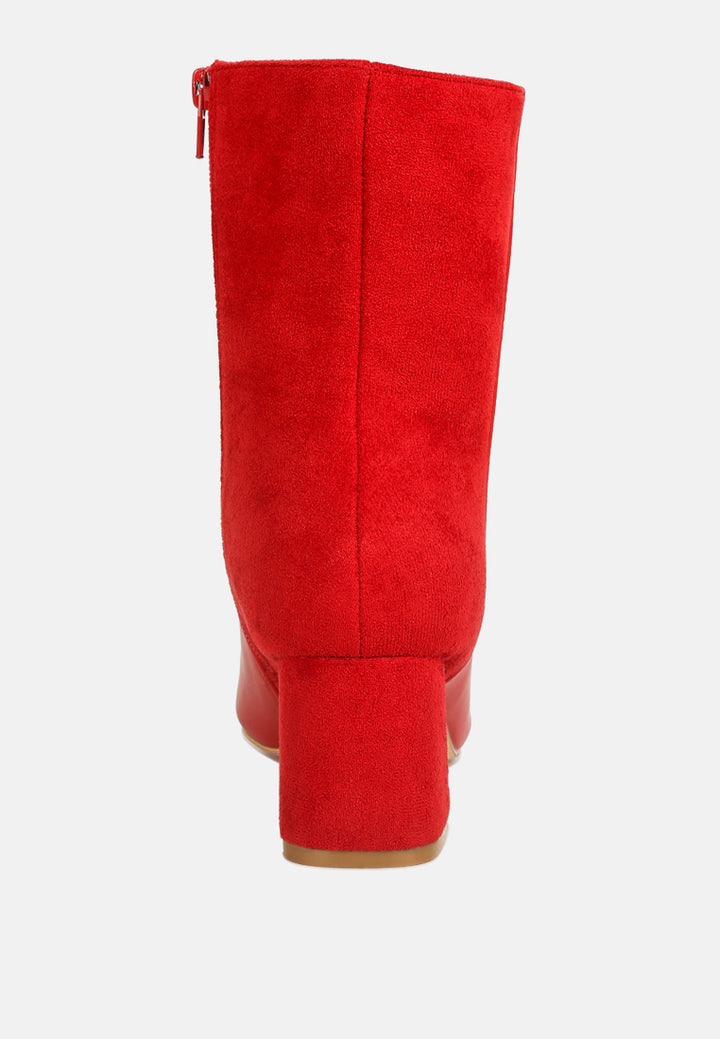 suede back panel high ankle boots by mode#color_red