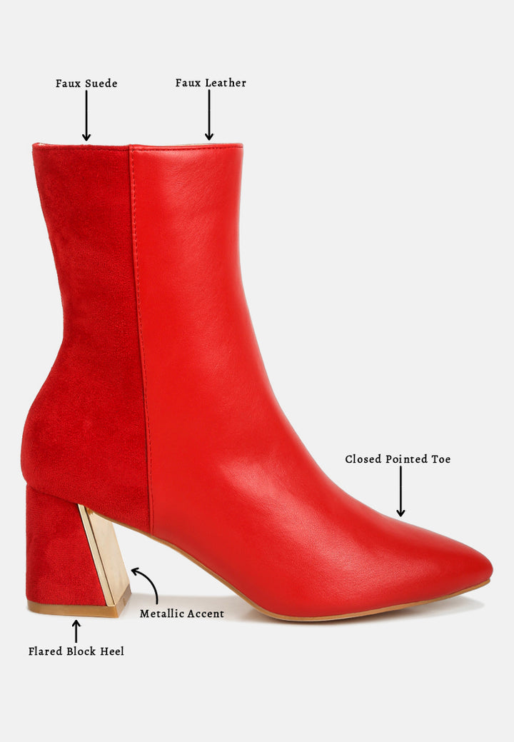 desire suede back panel high ankle boots#color_red
