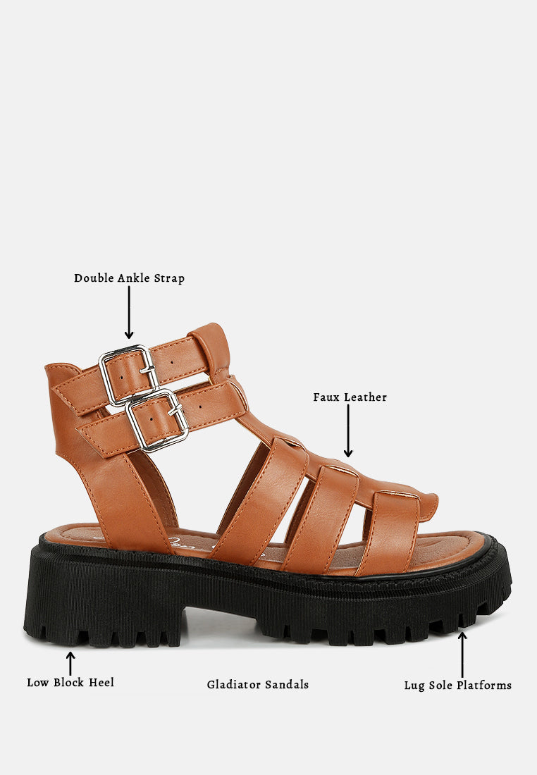 dewey chunky gladiator sandals#color_tan