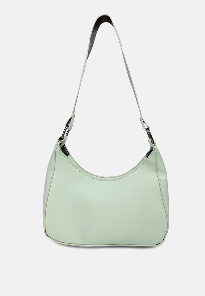 diamante baguette bag#color_green