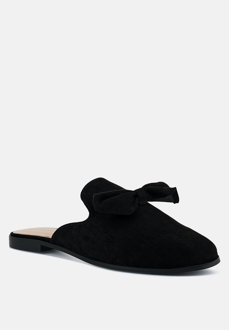 dobos casual walking bow mules#color_black