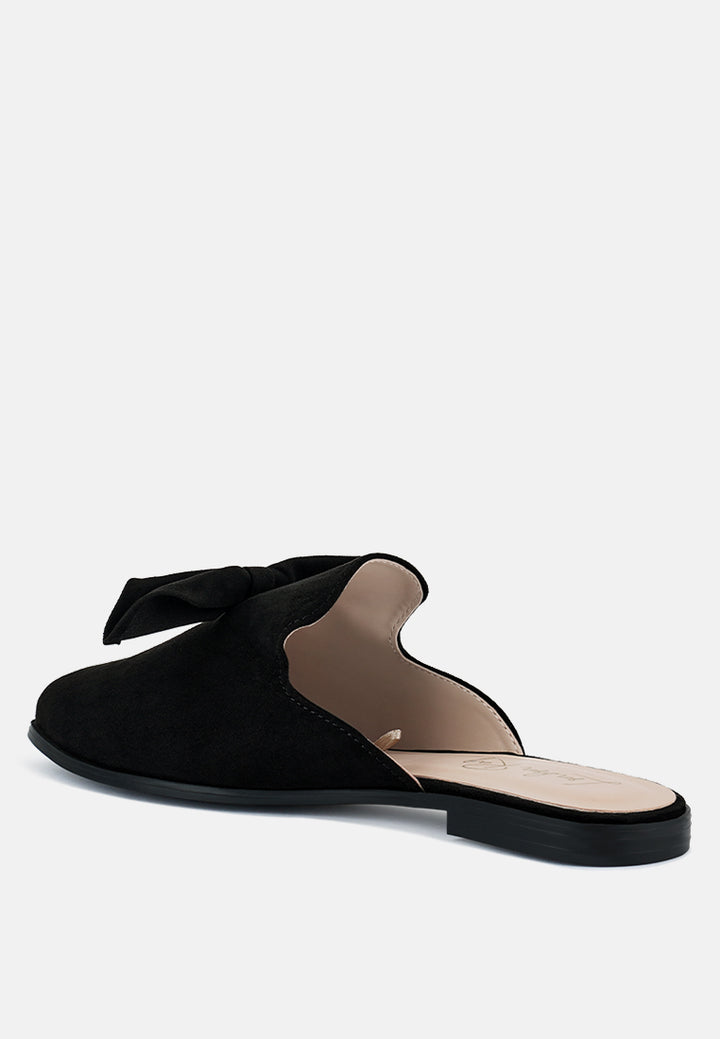 dobos casual walking bow mules#color_black