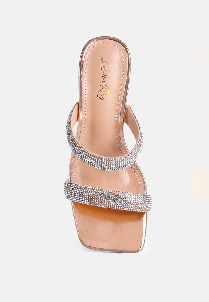 dolls rhinestone embellished slider sandals#color_nude