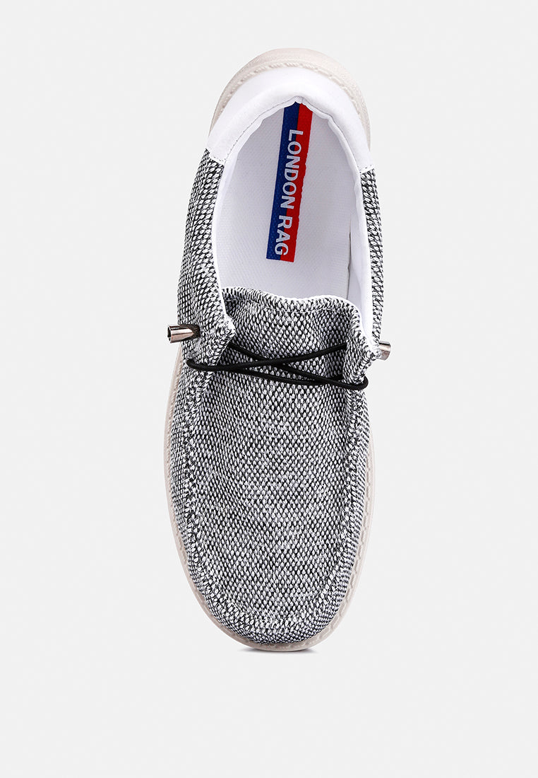 drawstring lace flatform heel shoes#color_grey