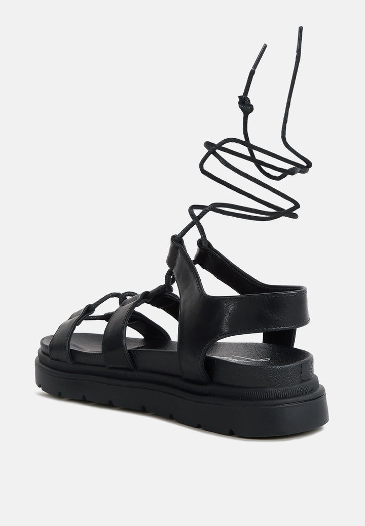 dylan strappy gladiator sandals by ruw#color_black