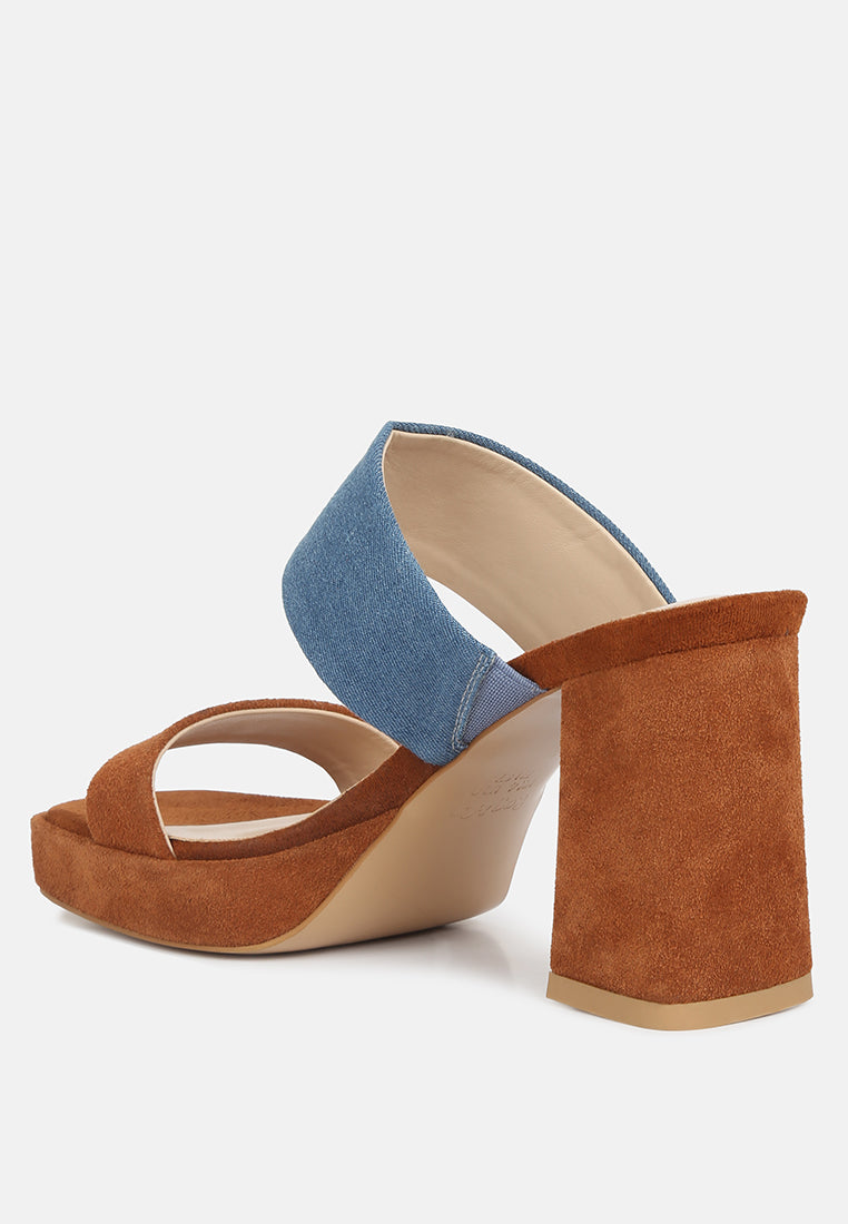 eddlia slip on platform sandals by ruw#color_tan-denim