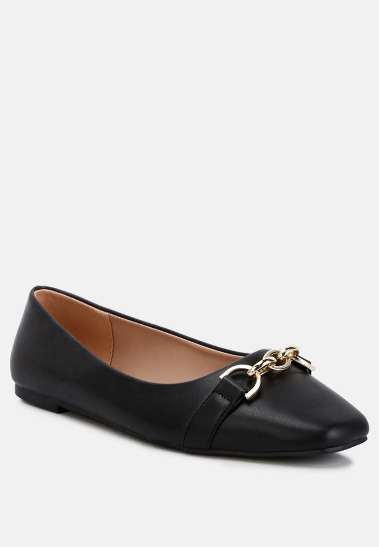 embellished flat ballets by rag#color_black