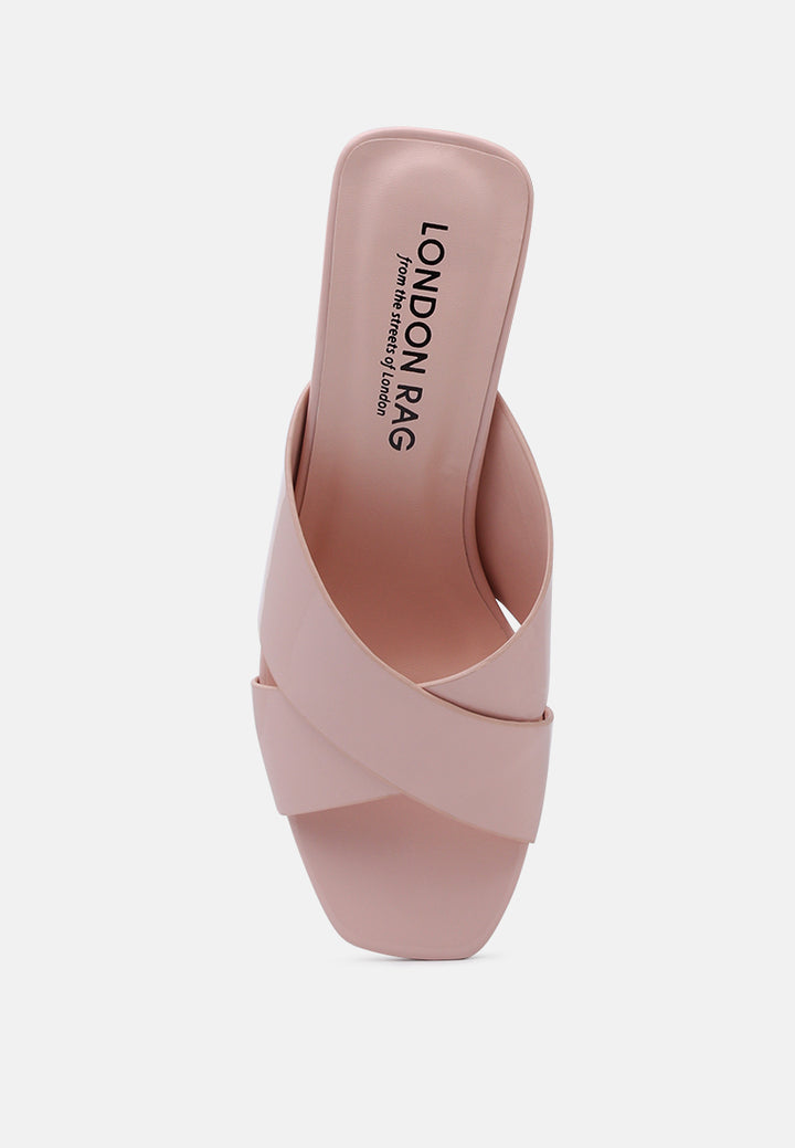 emine block heeled slip-on sandals #color_nude