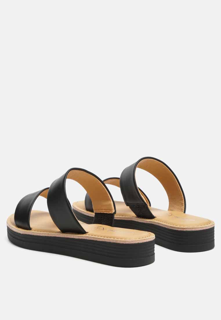 esme double strap nude platform sandals#color_black