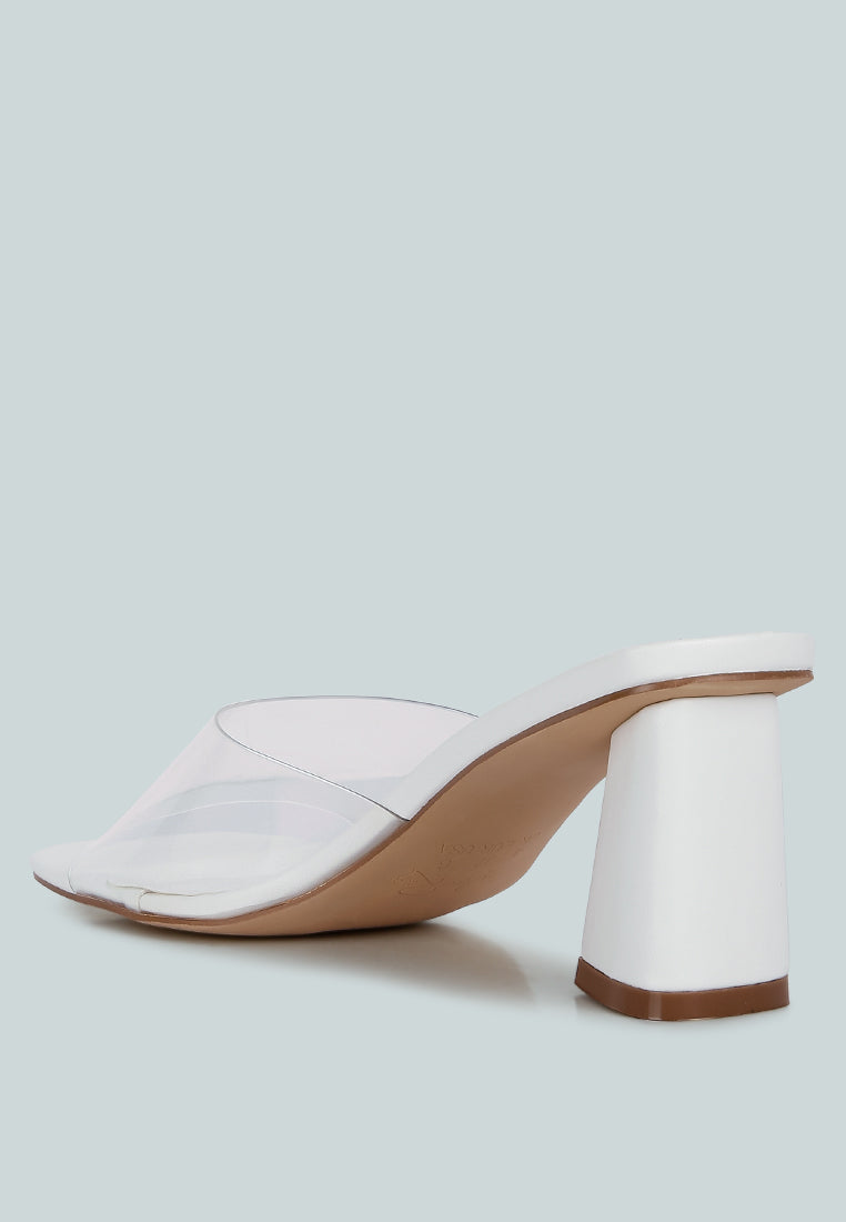 eugnie clear straps block heeled sandals#color_white