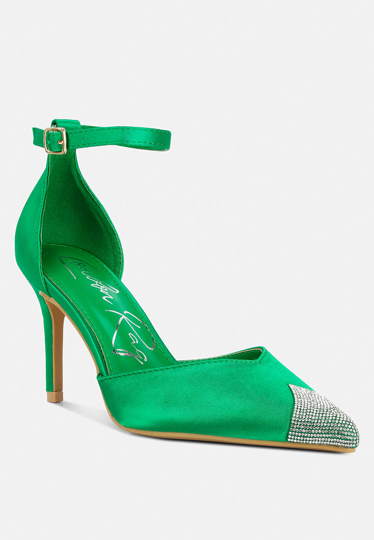 everalda toe cap embellished sandals#color_green
