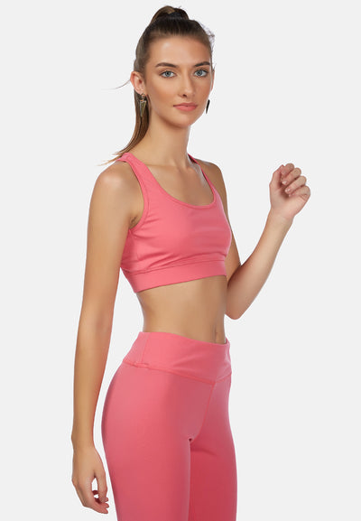 everyday pink yoga active top#color_pink