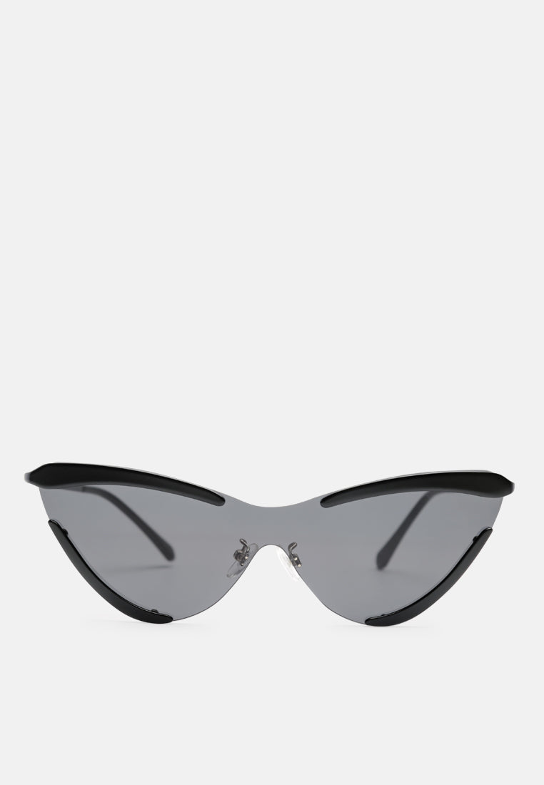 eye fetish catyeye sunglasses#color_black