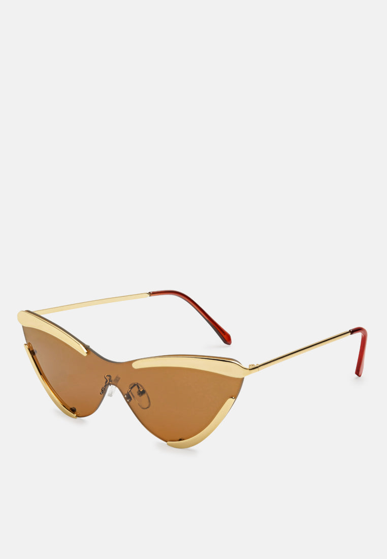 eye fetish catyeye sunglasses#color_gold