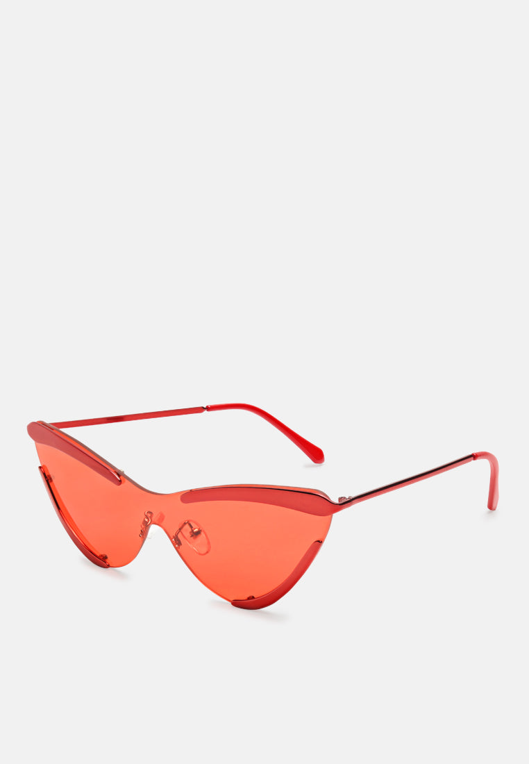 eye fetish catyeye sunglasses#color_red