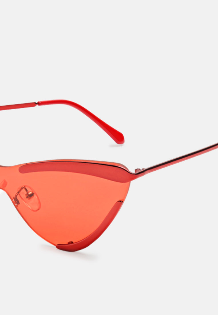 eye fetish catyeye sunglasses#color_red