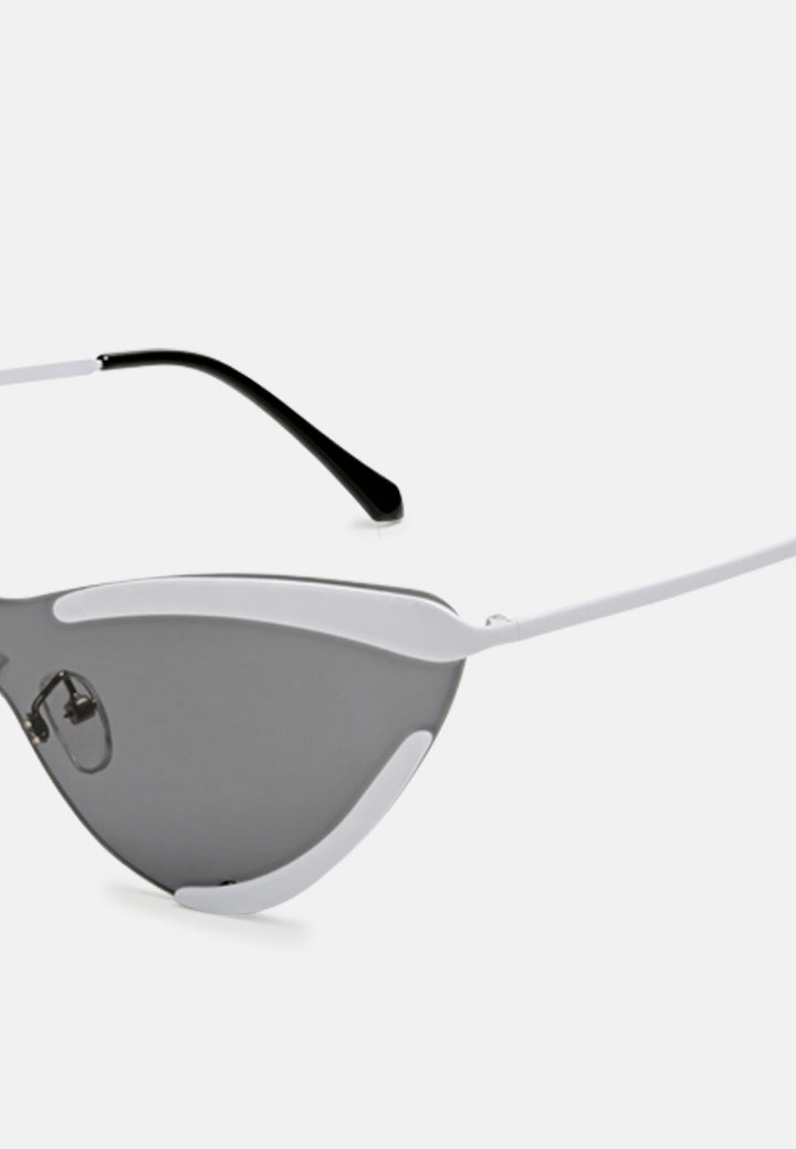 eye fetish catyeye sunglasses#color_white