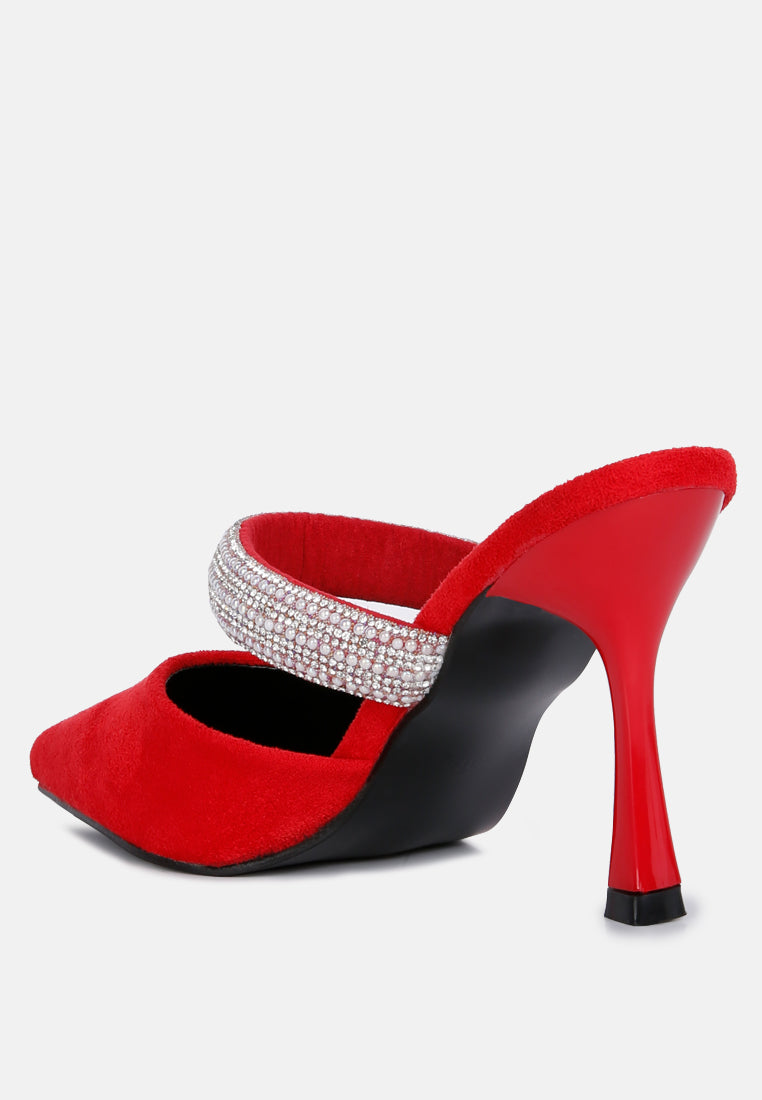 fauci diamante strap heeled mules#color_red