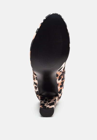 fauna knee high block heeled boots#color_leopard