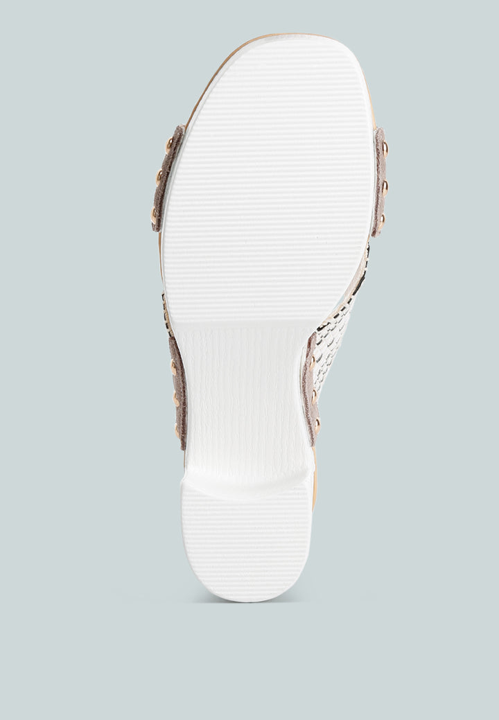 finley raffia high block heel clogs#color_white