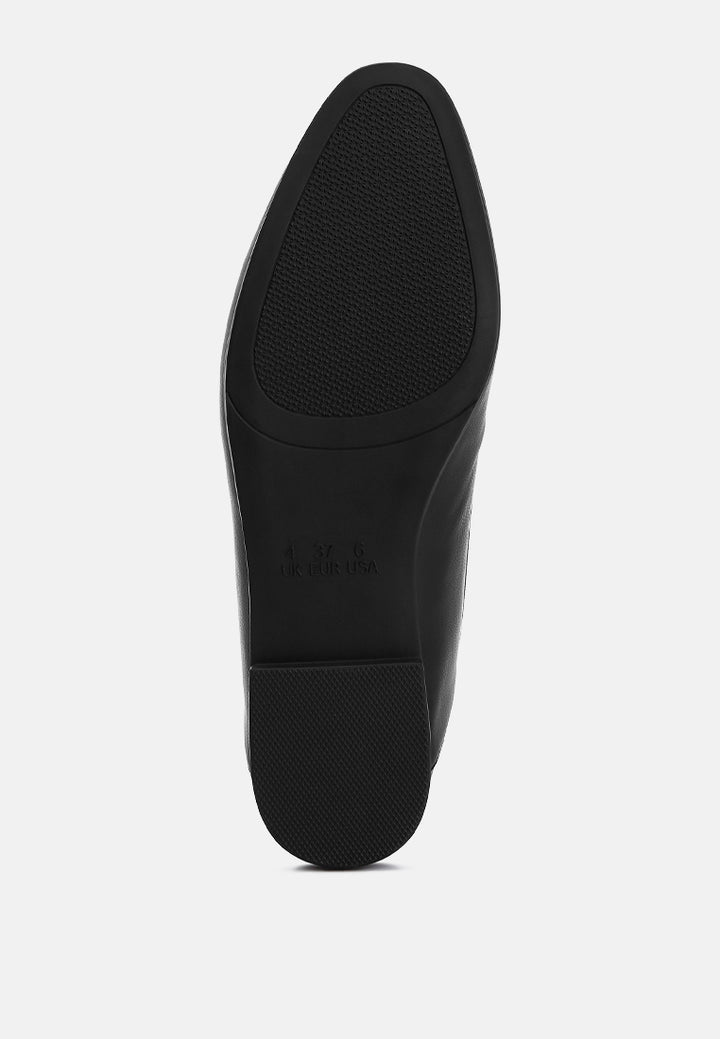 horsebit embellished loafers by ft#color_black