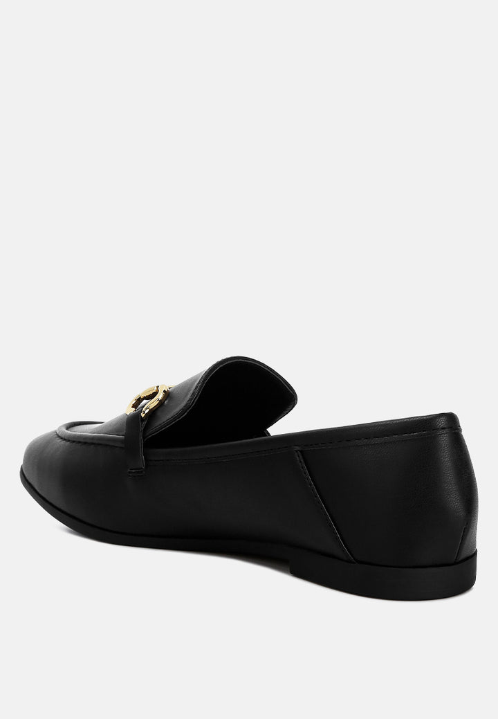 horsebit embellished loafers by ft#color_black
