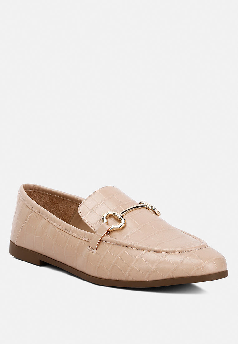 horsebit embellished loafers by rag#color_camel