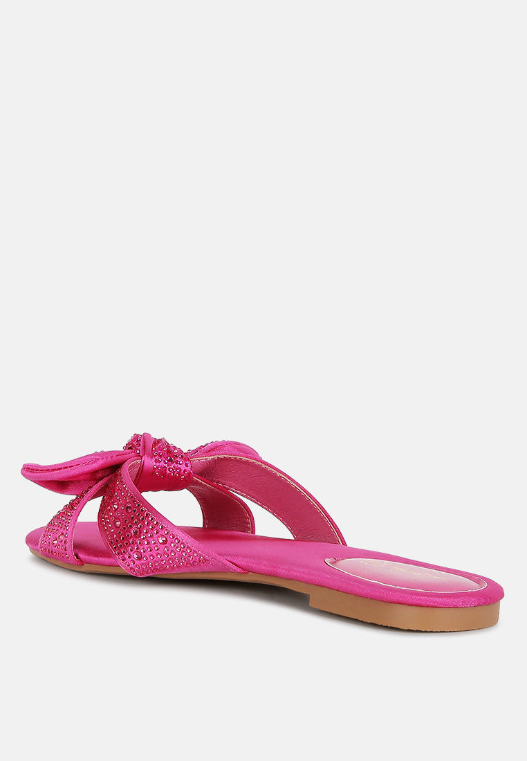fleurette bow flat sandals#color_fuchsia