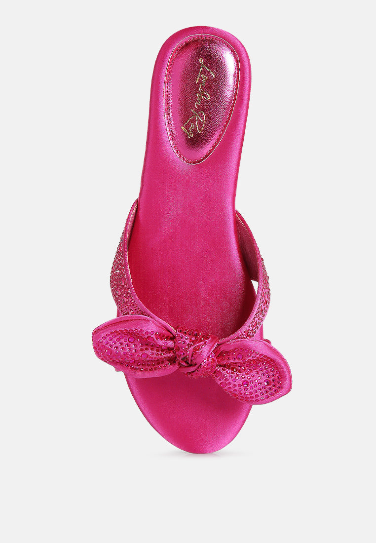 fleurette bow flat sandals#color_fuchsia