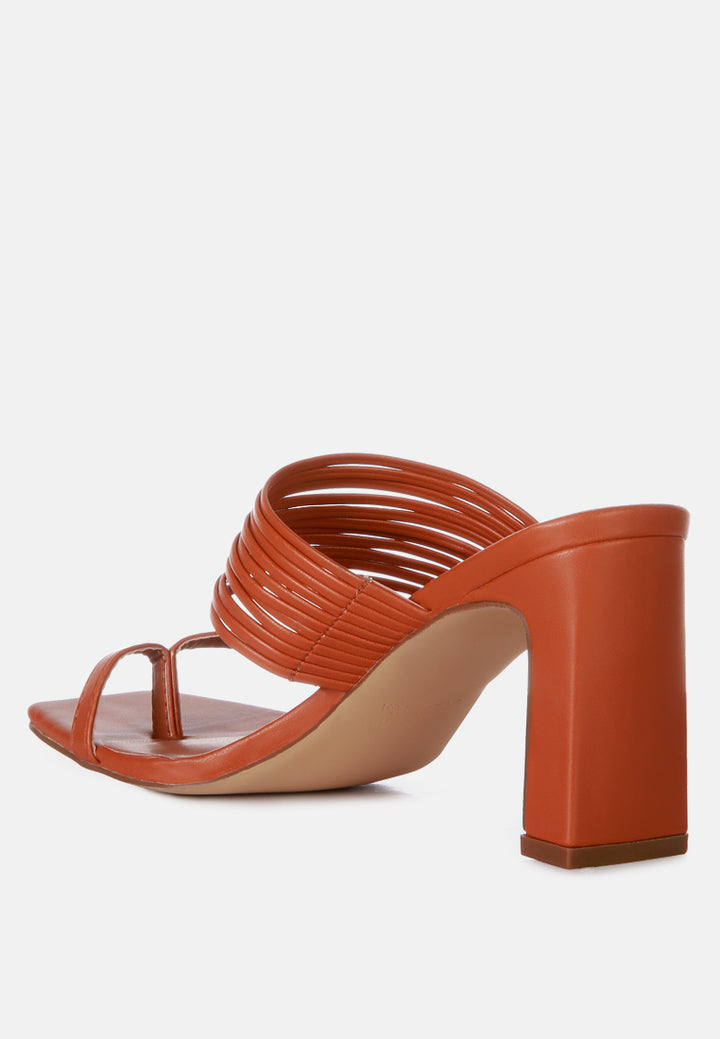 follow me mid block heel sandals#color_orange