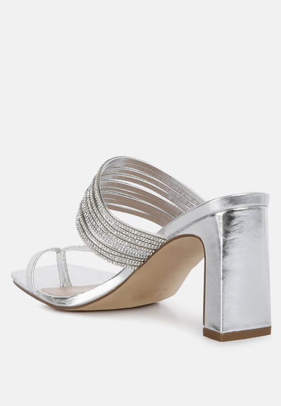 follow me mid block heel sandals#color_silver