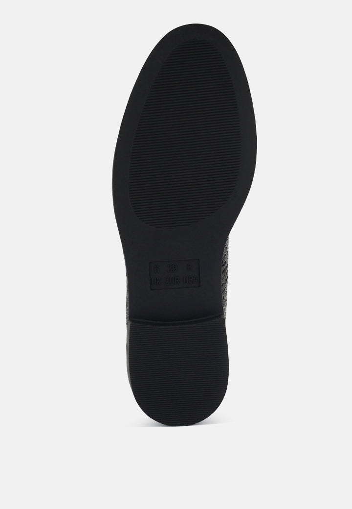 foxford tassle detail raffia loafers by ruw#color_black