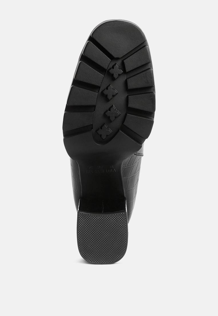 high block heel faux leather boots by mode#color_black