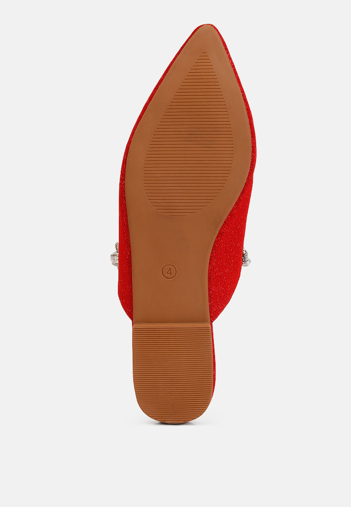 geode pearl embellished slip on mules#color_red