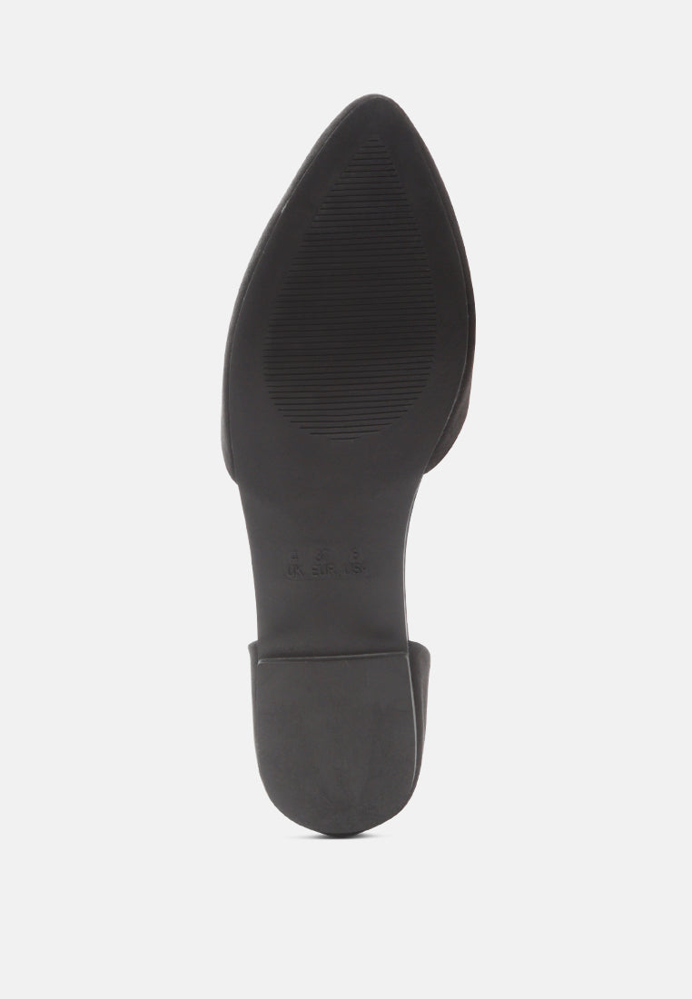 gergoina micro suede slip-on shoes#color_black