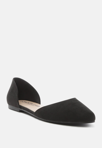 gergoina micro suede slip-on shoes#color_black