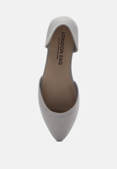 gergoina micro suede slip-on shoes#color_grey