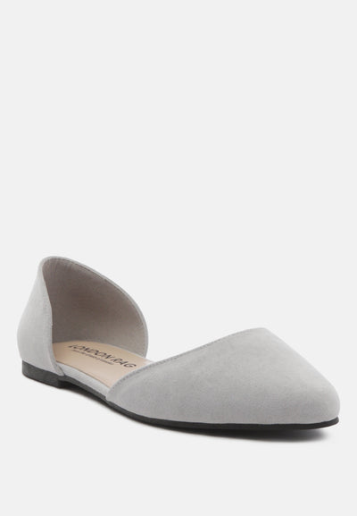gergoina micro suede slip-on shoes#color_grey
