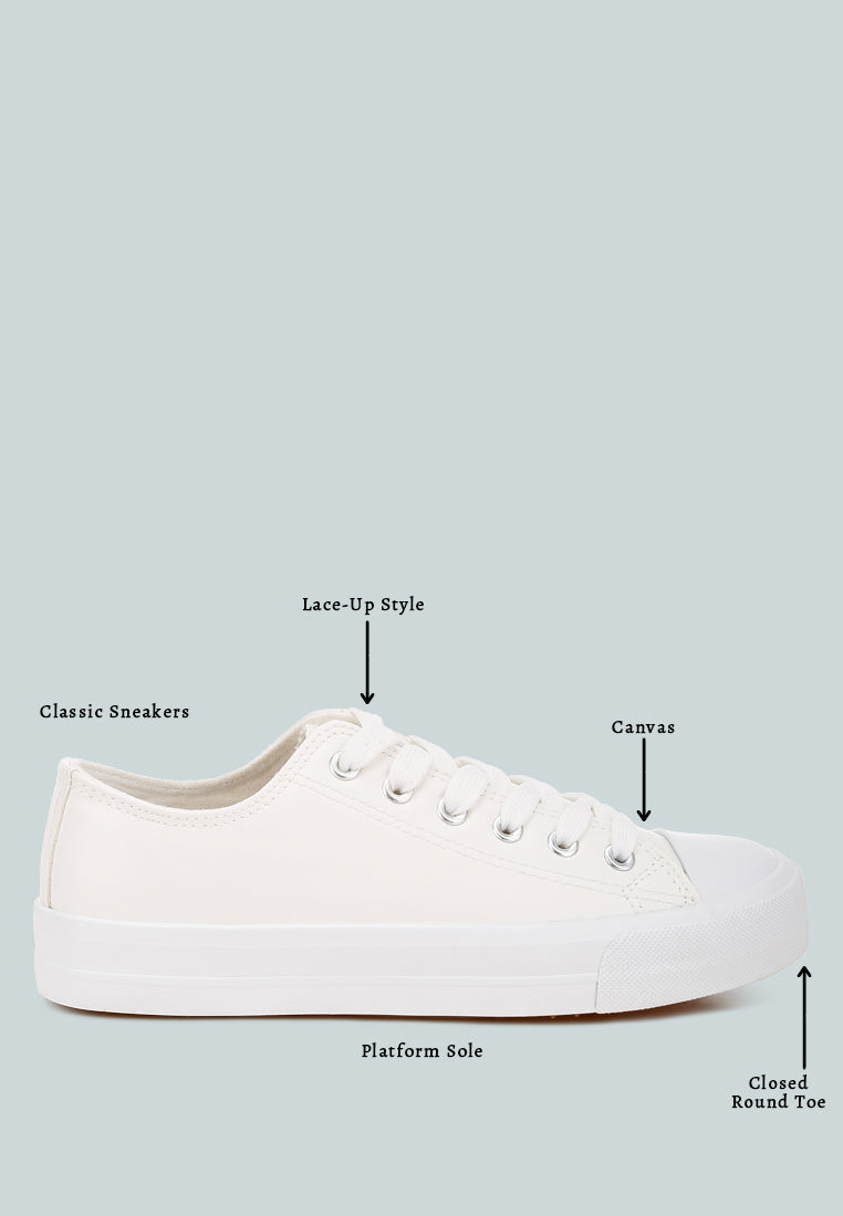 girdies white canvas sneakers by rag#color_white