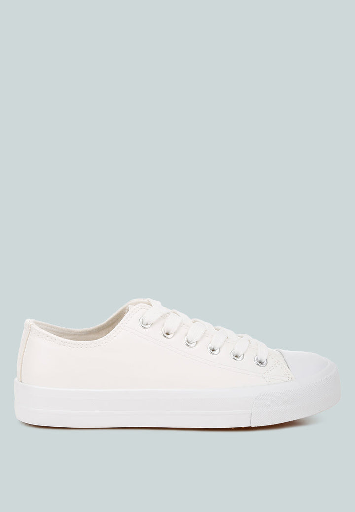 girdies white canvas sneakers by rag#color_white