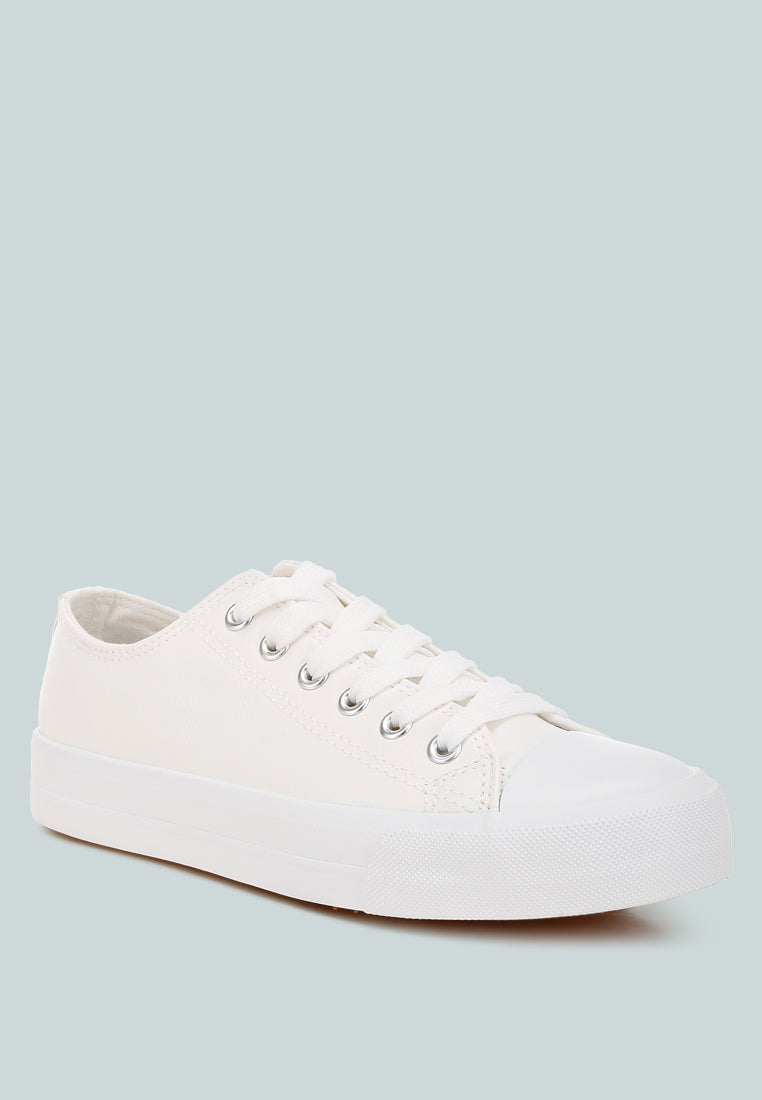 girdies white canvas sneakers by rag#color_white