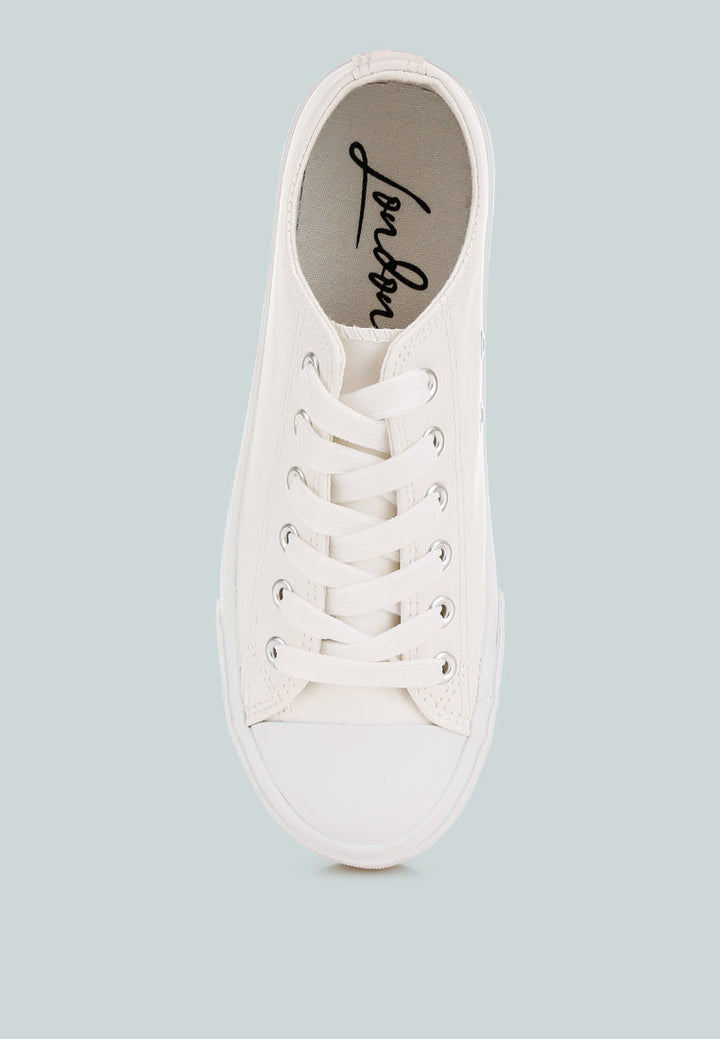 girdies white canvas sneakers by rag#color_white