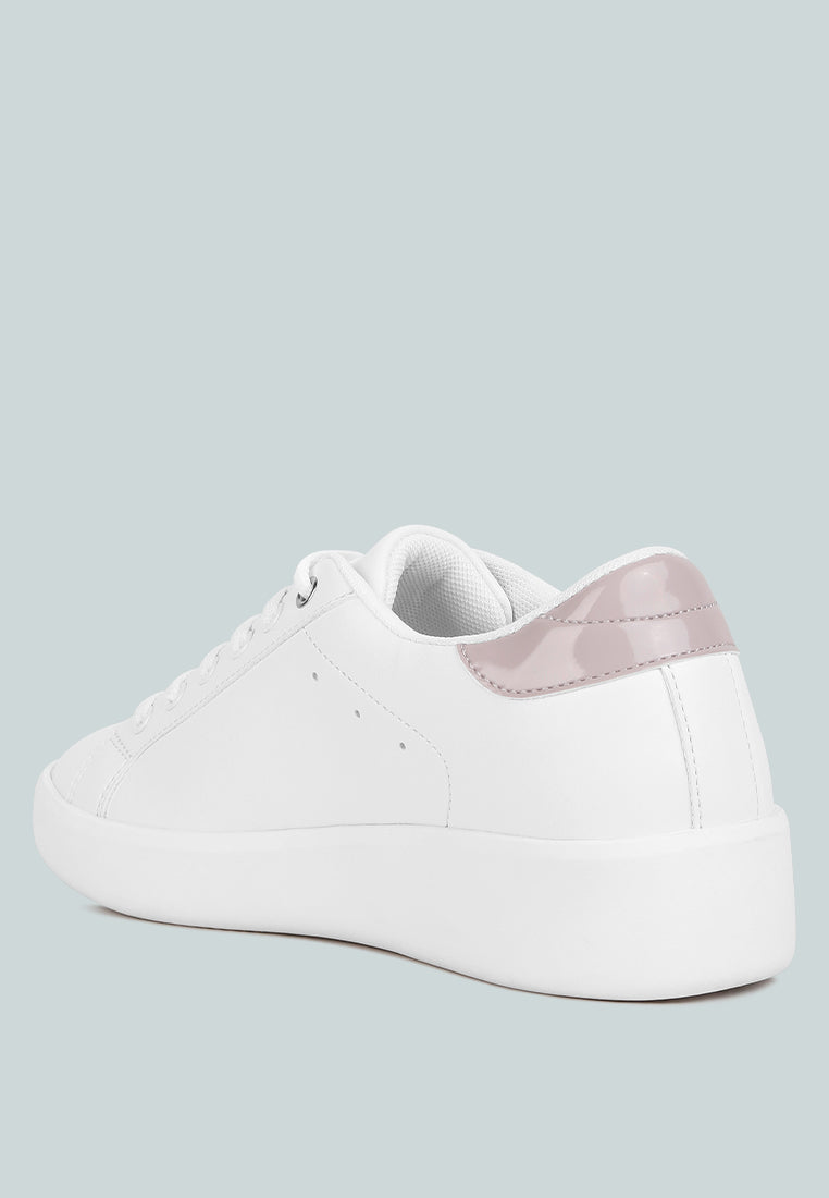 starry glitter star detail sneakers#color_white