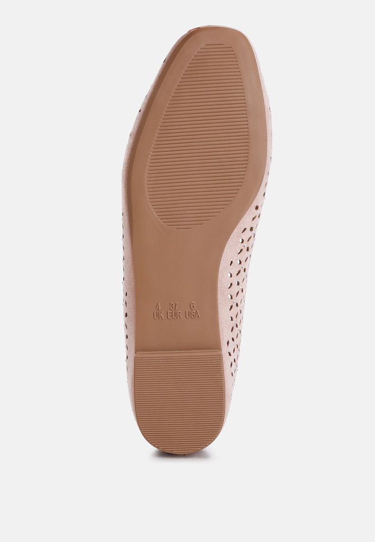 gordon perforated ballerinas#color_pink