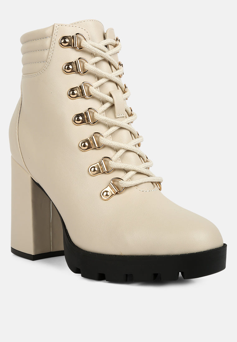 hamiltons lace up block heel boots#color_beige